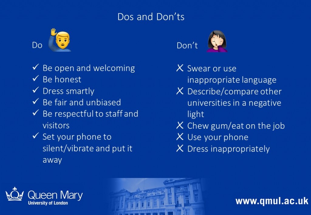 Do's and don'ts slide